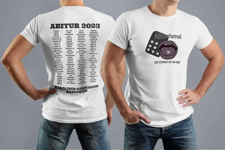 Karolinen Gymnasium Rosenheim Textildruck T-Shirts